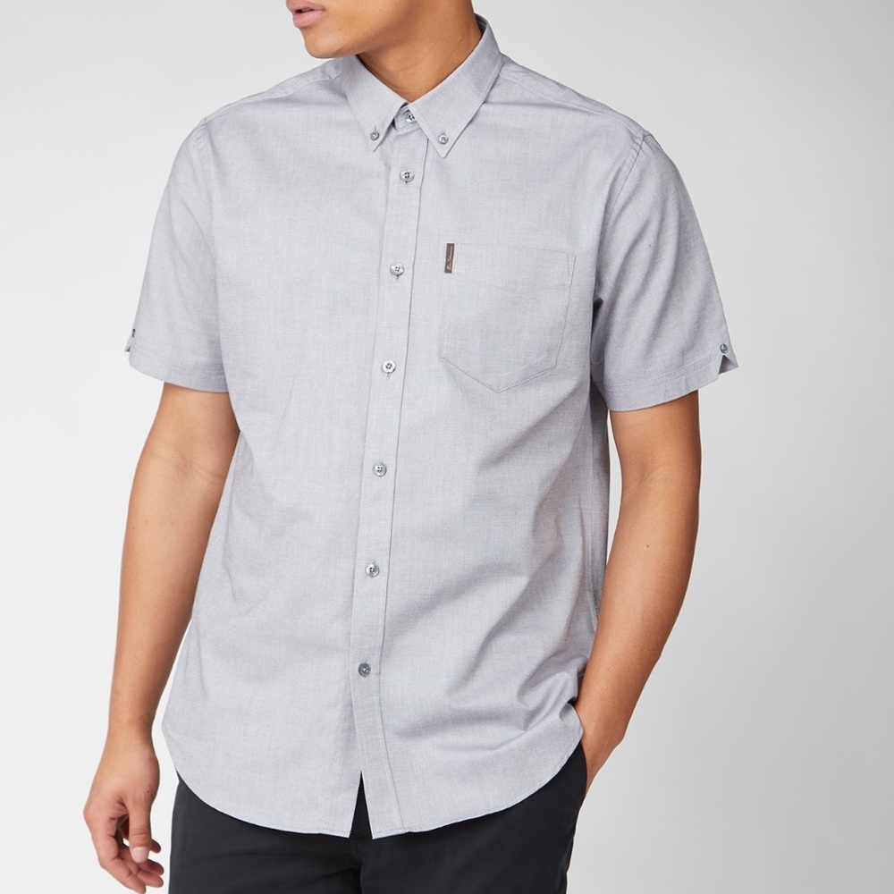 The Original Ben Sherman 100% Cotton Short Sleeve Collared Shirt